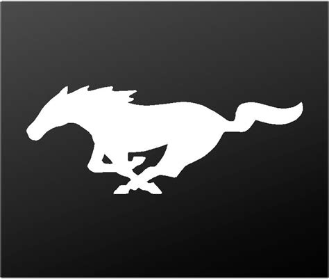 ford mustang horse decals